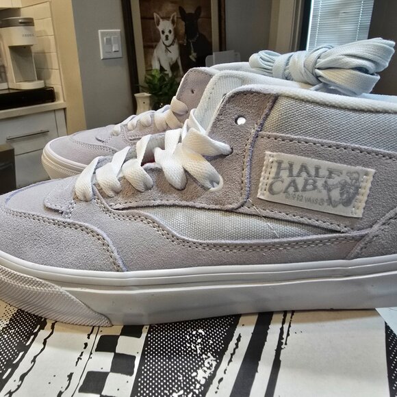 VANS SKATE HALF CAB WAFFLECUP SNEAKERS LIGHT BLUE MENS SIZE 9 SKATEBOARDING NEW - Picture 5 of 10